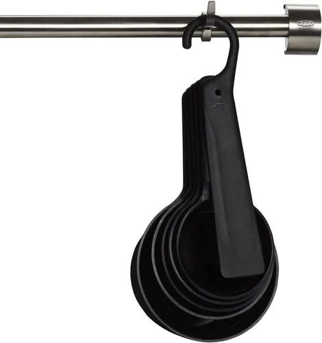 Vista 2 de OXO Set de tazas medidoras 6 piezas en negro, 8.89 x 12.7 x 24.77 cm