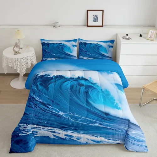 Vista 27 de Feelyou Juego de edredón de animales de zoológico, tamaño individual, juego de ropa de cama de animales de dibujos animados para niños, niñas