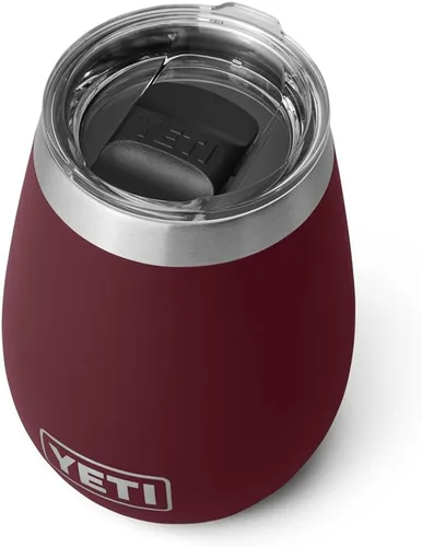 Vista 28 de YETI Rambler - Vaso de vino de 10 onzas, aislado al vacío, de acero inoxidable con tapa MagSlider, color azul marino