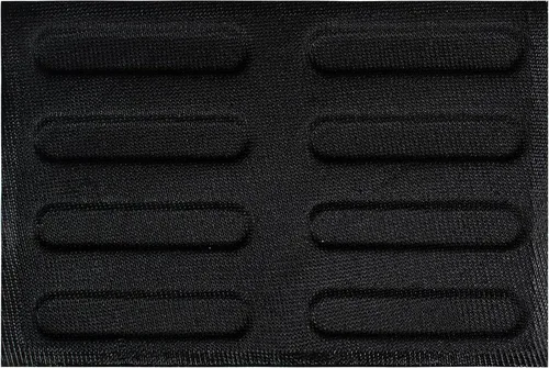 Vista 7 de Pan para hornear baguette pan perforado Eclair hojas de malla molde de silicona estrecha barra rectangular 15.748x11.732x0.197 in 16-cavidad por
