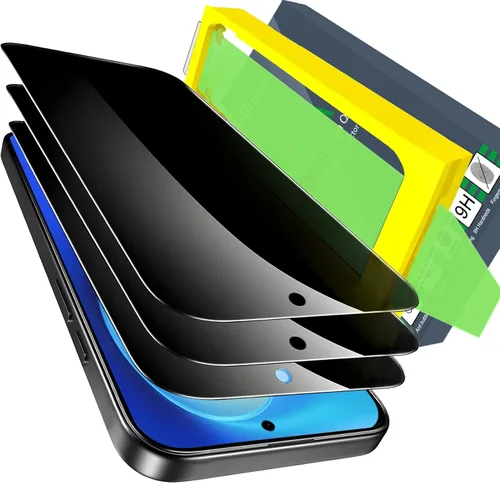 Vista 17 de Ferilinso [Instalación Automática de Polvo] Pack de 3 Protectores de Pantalla de Privacidad para Google Pixel 10 Pro XL, Accesorios Compatibles