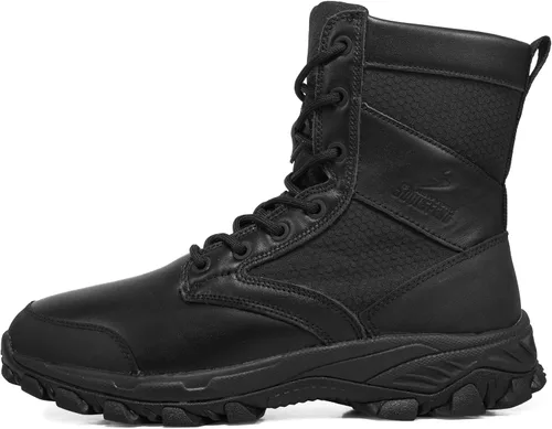 Vista 13 de Soulsfeng Tactical Boots for Men and Women Lightweight Sneaker Boots Work Hiking Military Booties