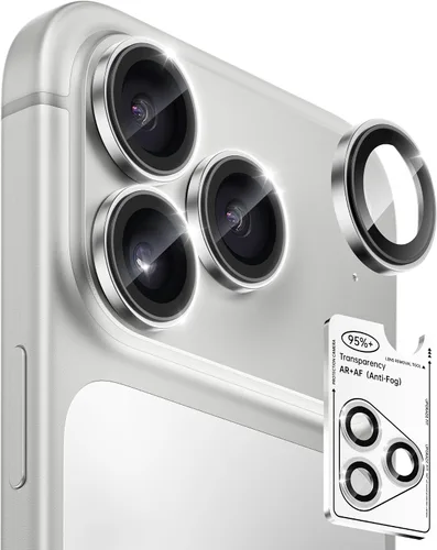 Vista 7 de Paquete de 2 protectores de lente de cámara para iPhone 17 Pro Max/17 Pro/16 Pro Max/16 Pro/15 Pro Max/15 Pro/14 Pro Max/14 Pro