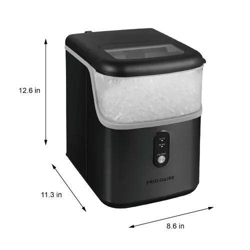 Vista 4 de Frigidaire Máquina de hielo masticable crujiente para encimera V2, 33 libras por día, plomizo
