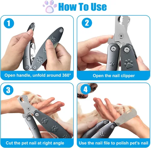 Vista 5 de El mejor pinza de uñas para perros grandes con uñas gruesas