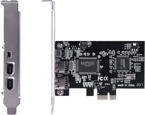 Vista 5 de Tarjeta de expansión PCI E Firewire, PCI E a 1394 Tarjeta de captura de video PCI Express a controlador de adaptador IEEE 1394 externo, Plug and
