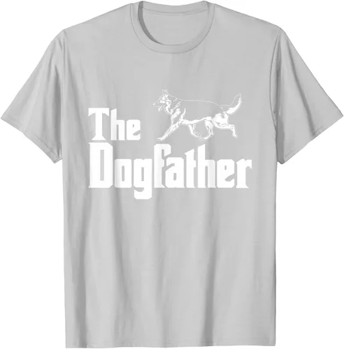 Vista 49 de The Dogfather Pastor Alemán - Camiseta de regalo divertida, Negro, S