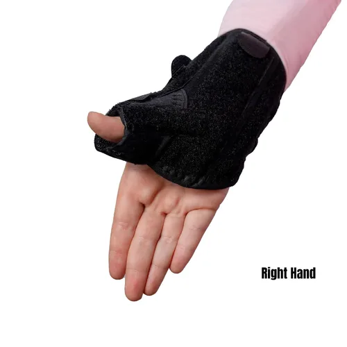 Vista 2 de Brace Direct Férula pediátrica de muñeca para pulgar para niños, inmovilizador de pulgar para esguinces, tendinitis, túnel carpiano, artritis