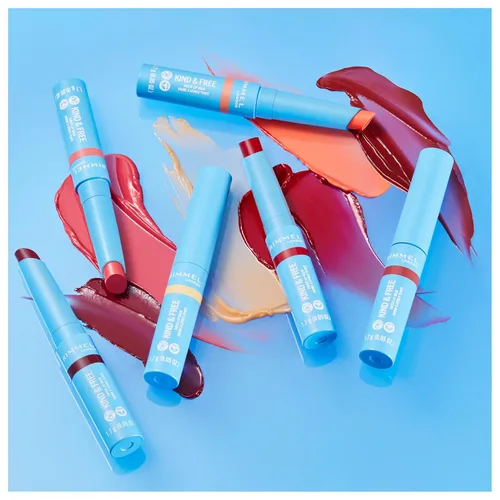 Vista 7 de Rimmel Kind & Free Bálsamo labial tintado, 002 Apricot Beauty, 1.7g (0.05 oz)