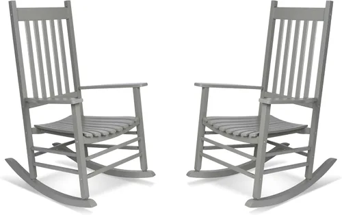 Vista 8 de Shine Company Balancines para porche Vermont – Aruba (juego de 2)