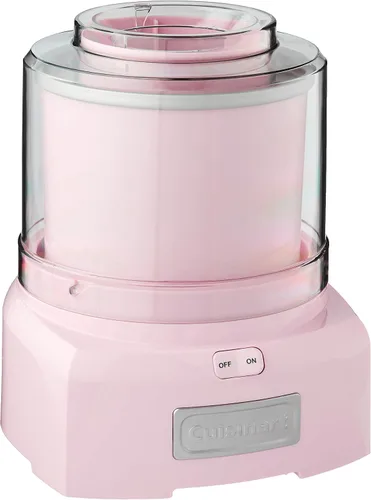 Vista 12 de Máquina para hacer helado Cuisinart, máquina de 1.5 cuartos con doble aislamiento, para sorbete y yogur helado, lista en 20 minutos, ICE-21P1, blanca