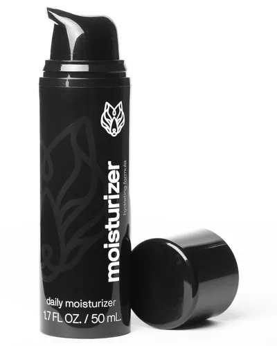 Vista 9 de Black Wolf Paquete de gel hidratante sin aceite y lavado facial para piel grasa, limpieza profunda, paquete de 2 piezas, polvo de carbón y ácido