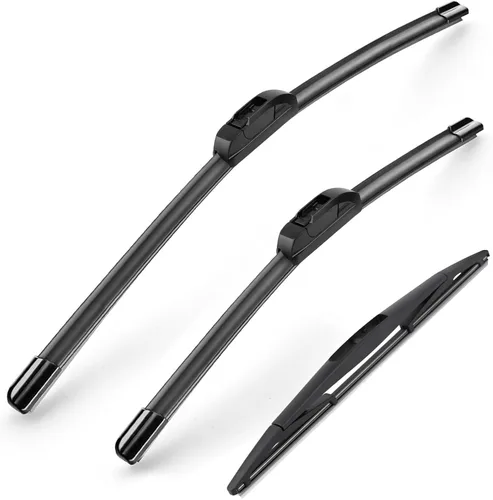 Vista 11 de Limpiaparabrisas Premium de 21" + 19" para Parabrisas, Todas las Estaciones, Duraderas, Estables y Silenciosas, Láminas Limpiaparabrisas