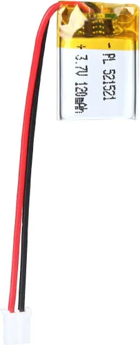 Vista 10 de Batería de 3.7V 200mAh 502025 Li-ion Li-Po recargable de iones de litio con conector de paso de 2P PH 0.079 in