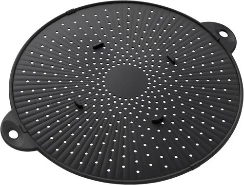 Vista 9 de Pantalla de silicona contra salpicaduras para sartén, protector de salpicaduras de grasa de silicona resistente al calor de 11 pulgadas, protector