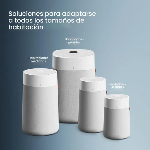 Vista 13 de BLUEAIR Purificadores de aire para habitaciones grandes, limpia 3,048 pies cuadrados en una hora, limpiador de aire inteligente HEPASilent