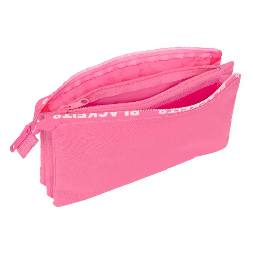 Vista 3 de Portatodo Triple BlackFit8 Glow up Rosa (22 x 12 x 3 cm)