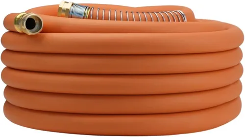 Vista 33 de Wiseflow Leader Hose Manguera de agua resistente de 3 x 5/8 pulgadas con accesorios de latón macho a hembra, extensor de manguera corta para carrete