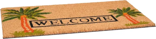 Vista 6 de Calloway Mills 120521729 Palm Welcome 17"x29" Coir with Vinyl Backmat
