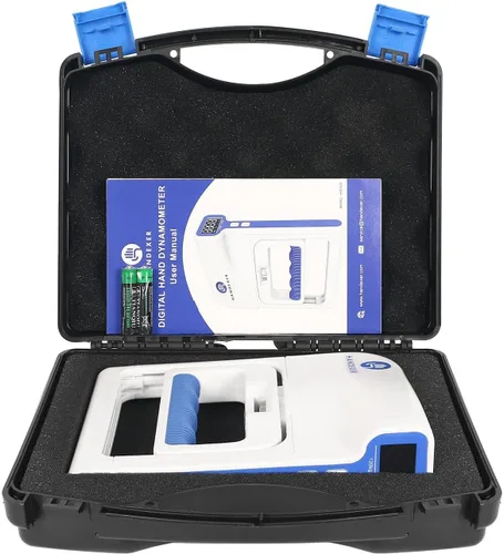 Vista 8 de Grip Strength Tester, Digital Hand Dynamometer FDA Registered with Backlit LCD for Grip Strength Testing and Training