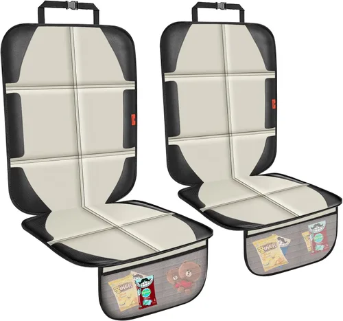 Vista 12 de XHYANG Protector de asiento de automóvil, protectores de asiento de automóvil para bebé, impermeable, duradero, tela 600D para niños, funda para 1