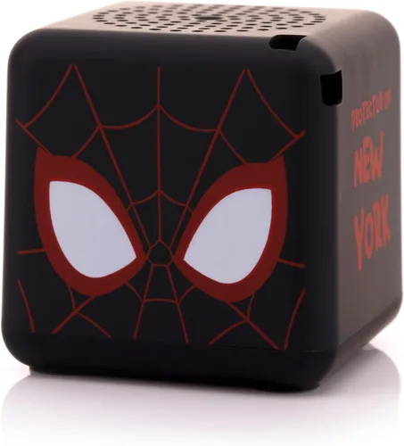 Vista 2 de Bitty Boomers Marvel: Miles Morales - Bitty Box Llavero Altavoz Bluetooth de 1.3 pulgadas