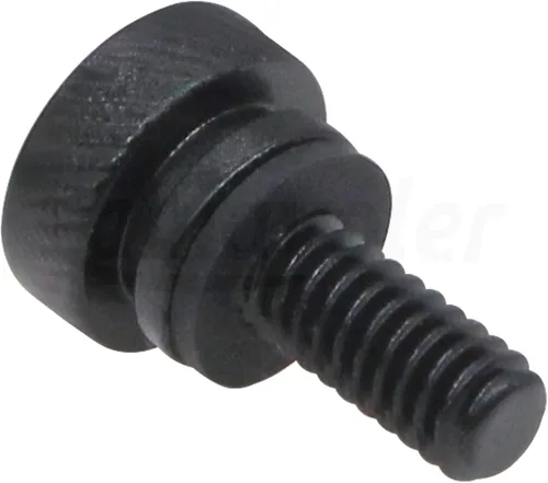 Vista 4 de Tornillo de asiento trasero negro compatible con Harley Davidson 1996-2021 (negro-1)