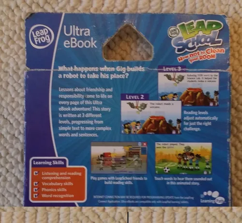 Vista 2 de LeapFrog LeapPad Ultra eBook: LeapSchool Cómo no limpiar su habitación (funciona con todas las tabletas LeapPad)