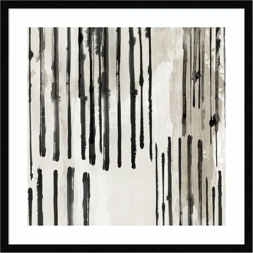 Vista 13 de Amanti Art Framed Wall Art Print 21x21 Linearity II by PI Studio, Abstract Wall Art, Modern Contemporary Decor, Medium Poster Painting Artwork for