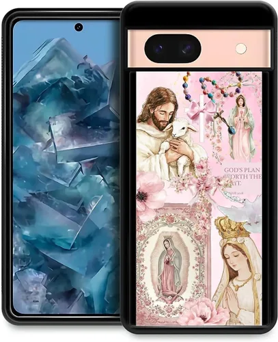 Vista 231 de Compatible con Google Pixel 4A 5G Mobile Case Creative Acrylic Back Panel Silicona Edge Case Slim Protección Especialmente para Google Pixel 4A 5G