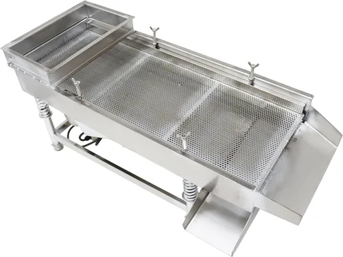 Vista 11 de TECHTONGDA Máquina de tamiz lineal eléctrica de tamiz vibratorio recto Máquina de tamiz de acero inoxidable de una capa un motor 0.020 in