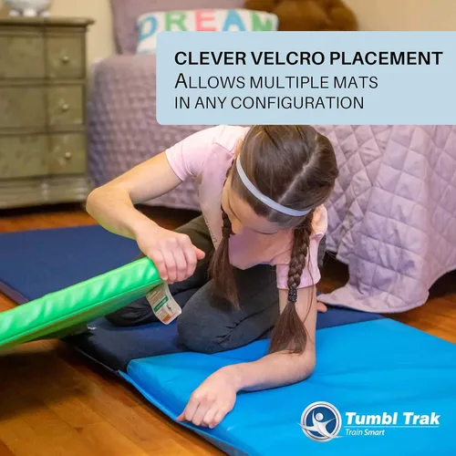 Vista 5 de Tumbl Trak Build-A-Mat para gimnasia, animación, baile y fitness