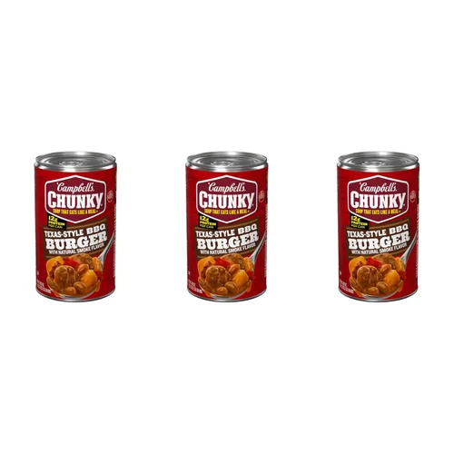 Vista 9 de Campbell's Chunky - Sopa de hamburguesa de solomillo con verduras campestres, lata de 18.8 onzas