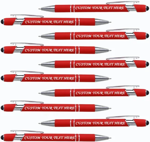 Vista 25 de VectWaby - Bolígrafos personalizados a granel, bolígrafo grabado con nombre, logotipo, lápiz capacitivo para pantallas táctiles, a granel