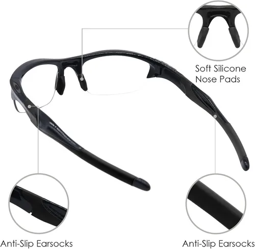 Vista 4 de BLAZERBUCK Kits de calcetines de repuesto para calcetines y pezones para gafas de sol Oakley Half Jacket 2.0 XL
