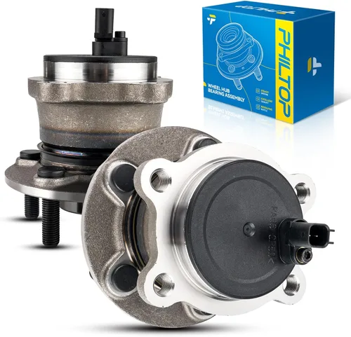 Vista 33 de PHILTOP 512012 x2 Conjunto de cubo de cojinete de rueda trasera para Volkswagen Jetta for 1998-2010 Volkswagen Beetle, 1999-2005 Volkswagen Jetta