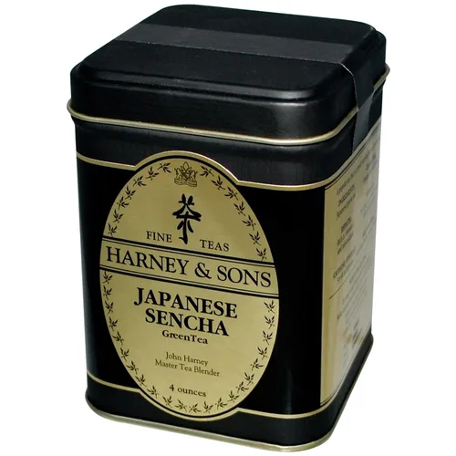 Vista 5 de Harney & Sons Té de Ceilán e India Lata de 4 onzas, té de hojas sueltas, también conocido como Orange Pekoe Mezcla de té negro Assam y Ceilán