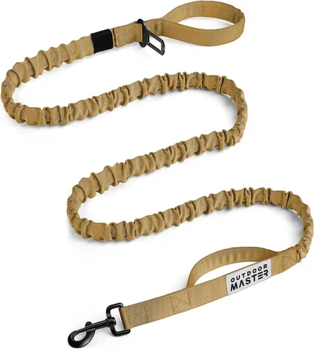 Vista 14 de Correa de cuerda elástica para perros Outdoormaster; para mayor seguridad y comodidad de su perro., M