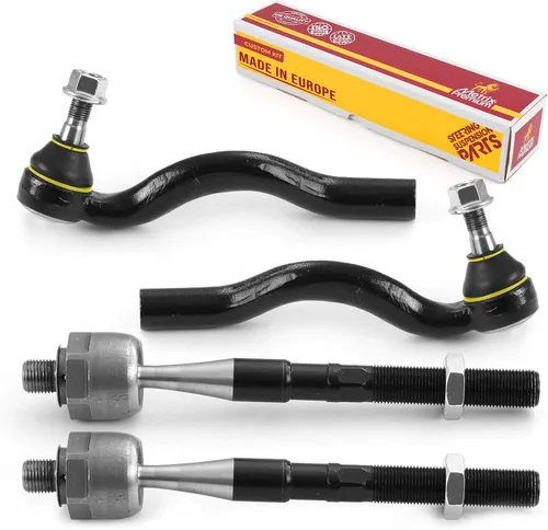 Vista 92 de Metrix Premium Chassis Parts - Kit de 4 piezas de extremos de barra de acoplamiento frontal exterior e interior compatible con Nissan Pathfinder