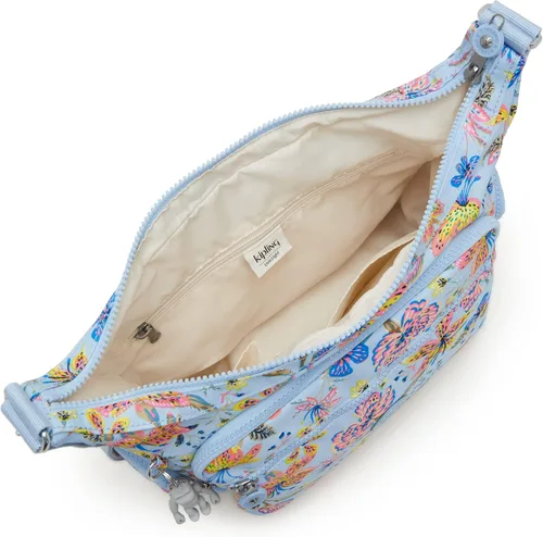 Vista 3 de Kipling Bolso cruzado Gabbie para mujer, bolso ligero para uso diario, bolso de hombro casual, flores silvestres, Wild Flowers