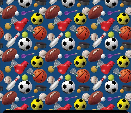 Vista 9 de HTV con estampado deportivo (19.66 x 36 pulgadas) - Fútbol americano