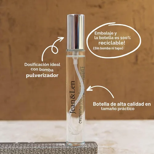 Vista 3 de Jean & Len Scent Experience Cardamom & Tonka, Eau de Toilette con fragancia de cardamomo y tonka, práctico mini perfume, ideal para llevar, botella