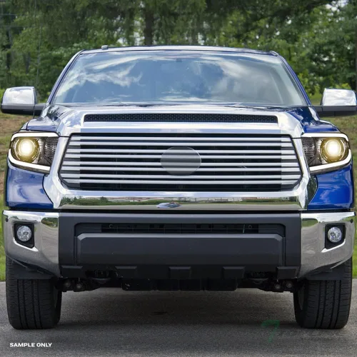 Vista 2 de 7422452258250 Compatible con Toyota Tundra SR / SR5 / Limited/TRD PRO DRL 2014-2021 - Tira de luces LED con reflector ámbar