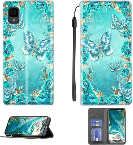Vista 306 de jioeuinly ATT Motivate 2 - Funda compatible con ATT Motivate 2, funda con soporte abatible y cierre magnético DJS