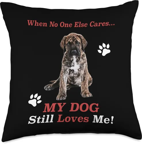Vista 5 de Presa Canario Community Merch When No One Else Cares Funny Presa Dogo Canario, 16 x 16 pulgadas, multicolor