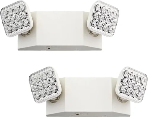 Vista 6 de Lithonia Lighting EU2 LED Luminaria de Emergencia LED de 2 Luces Blancas con 90 Minutos de Reserva