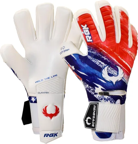 Vista 15 de Guantes profesionales de portero de fútbol Renegade GK Eclipse (tallas 6-12, nivel 5) Fingersaves y agarre EXT de 4 + 0.118 mm con sede en EE. UU