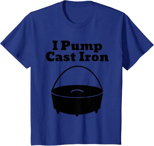 Vista 34 de I Pump - Camiseta de hierro fundido para cocinar al horno holandés