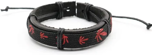 Vista 5 de Pulsera de 420 hojas, 4 piezas, Cuero