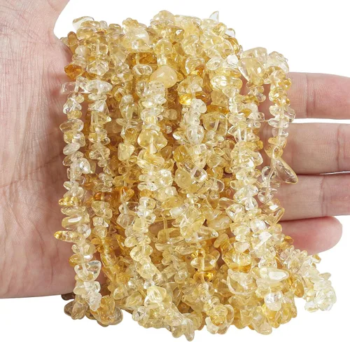 Vista 16 de Cuentas de ágata india de 0.197-0.315 in para la fabricación de joyas, cristal curativo de forma irregular, suministro de cuentas sueltas, paquete